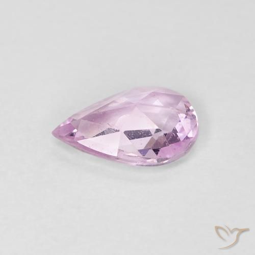 Safira roxo médio Natural 0.52ct, Formato de pêra, VVS-VS