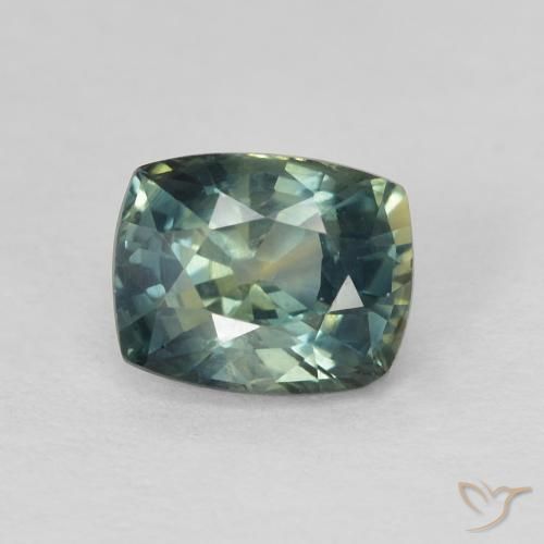 0.82ct Natural Multicolorido Safira, Almofada, VVS-VS
