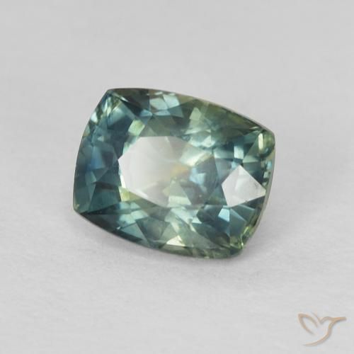Safira Multicolorido Natural 0.82ct, Almofada, VVS-VS