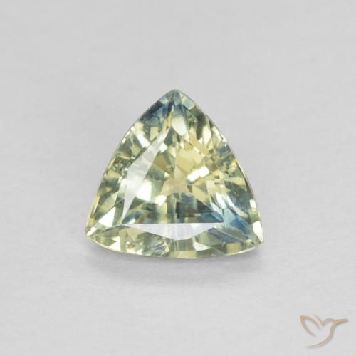 0.48ct Natural Multicolorido Safira, Trilhão, VS