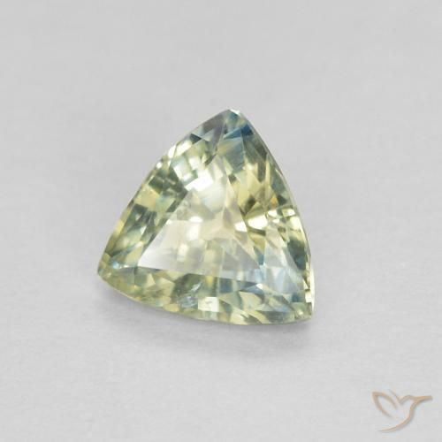 Safira Multicolorido Natural 0.48ct, Trilhão, VS