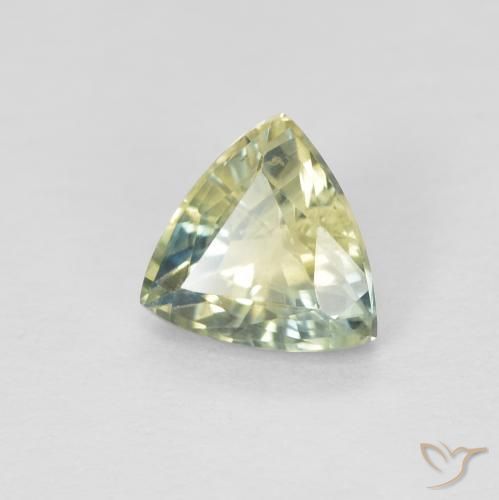 Safira Multicolorido Natural 0.92ct, Trilhão, VS