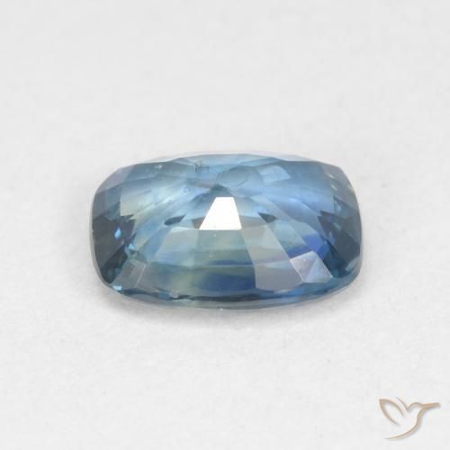 Safira Azul-marinho Natural 0.84ct, Almofada, VS