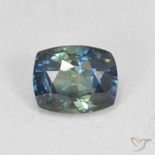 0.83ct Natural Cerceta Safira, Almofada, VS
