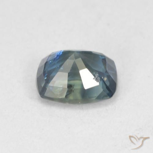 Safira Cerceta Natural 0.83ct, Almofada, VS