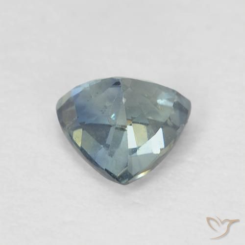 Safira Cerceta Natural 0.62ct, Trilhão, VS