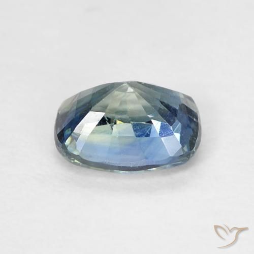 Safira Cerceta Natural 0.60ct, Almofada, VVS-VS