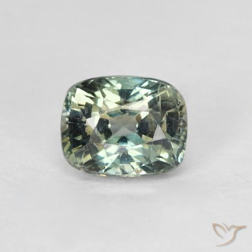 0.79ct Natural Multicolorido Safira, Almofada, VVS-VS