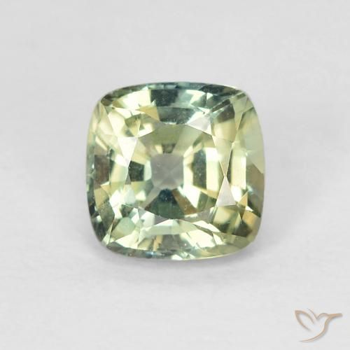 0.90ct Natural Multicolorido Safira, Almofada, VVS-VS