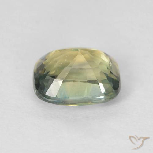 Safira Multicolorido Natural 1.30ct, Almofada, VVS-VS