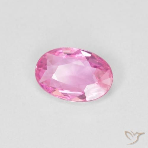 Safira Rosa Intenso Natural 0.40ct, oval, VVS