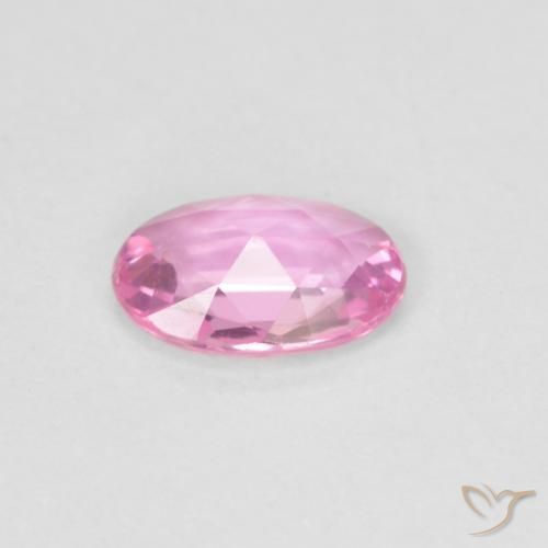 Safira Rosa Intenso Natural 0.40ct, oval, VVS