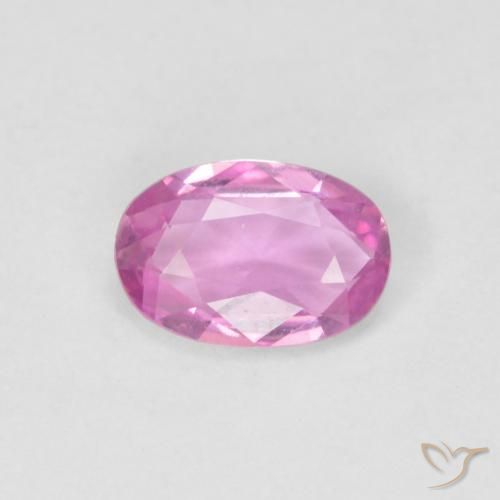 0.47ct Natural Roxo Rosa Safira, oval, VVS