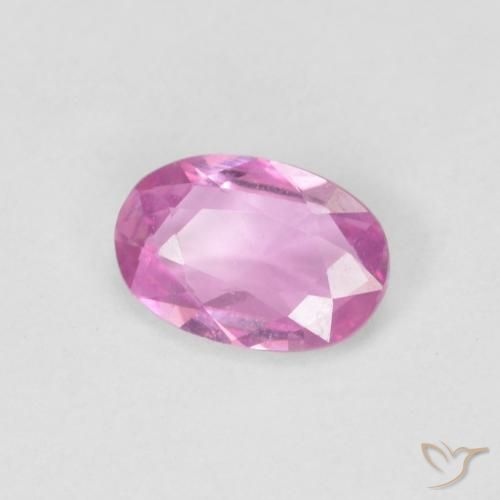 Safira Roxo Rosa Natural 0.47ct, oval, VVS