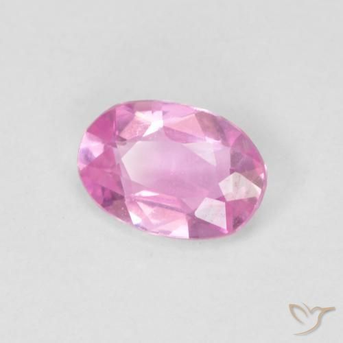 Safira Rosa quente Natural 0.48ct, oval, VVS