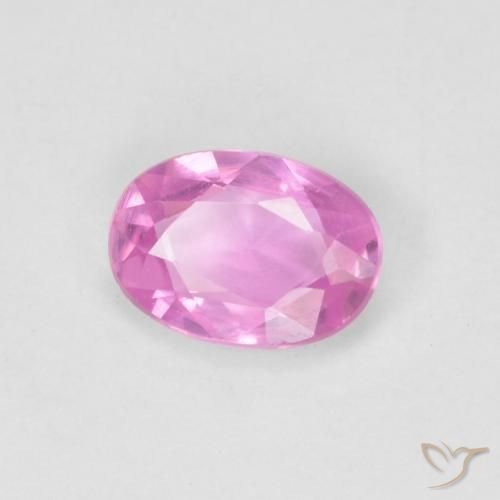 Safira Rosa quente Natural 0.52ct, oval, VVS
