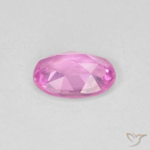 Safira Rosa quente Natural 0.52ct, oval, VVS