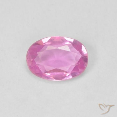 0.46ct Natural Rosa Safira, oval, VVS