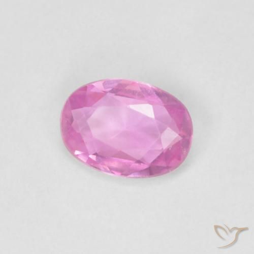 Safira Rosa Natural 0.46ct, oval, VVS