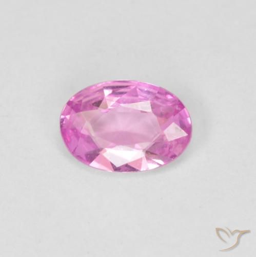 0.37ct Natural Roxo Real Claro Rosa Safira, oval, VVS