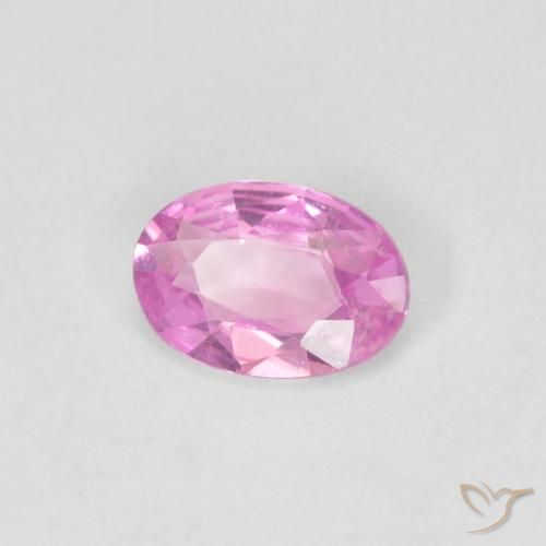 Safira Roxo Real Claro Rosa Natural 0.37ct, oval, VVS