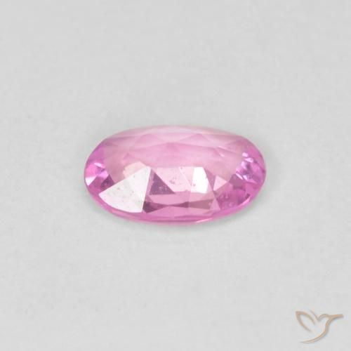 Safira Roxo Real Claro Rosa Natural 0.37ct, oval, VVS