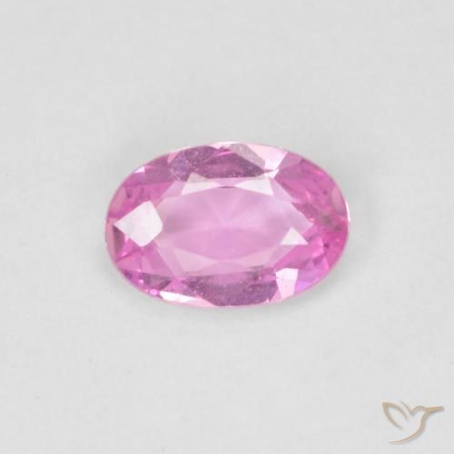 0.45ct Natural Rosa Safira, oval, VVS