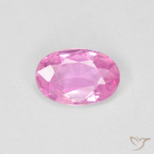 0.44ct Natural Rosa quente Safira, oval, VVS