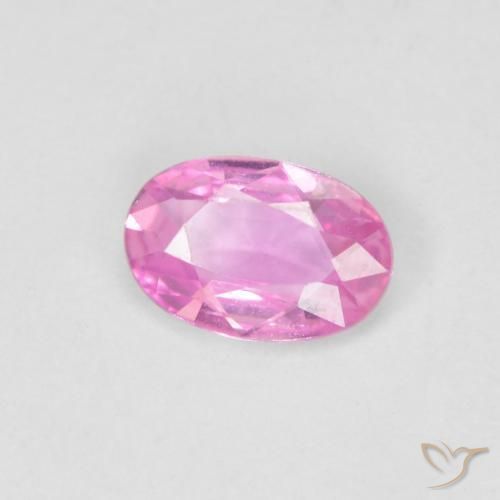 Safira Rosa quente Natural 0.44ct, oval, VVS