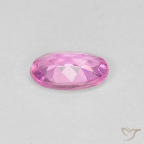 Safira Rosa quente Natural 0.44ct, oval, VVS