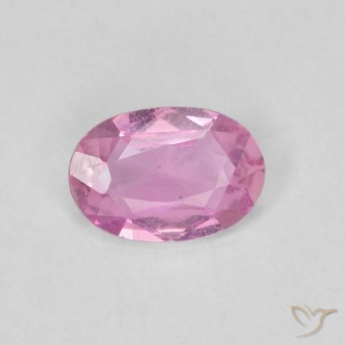 0.38ct Natural Roxo Rosa Safira, oval, VVS-VS