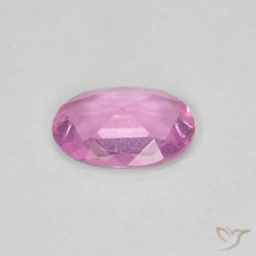 Safira Roxo Rosa Natural 0.38ct, oval, VVS-VS