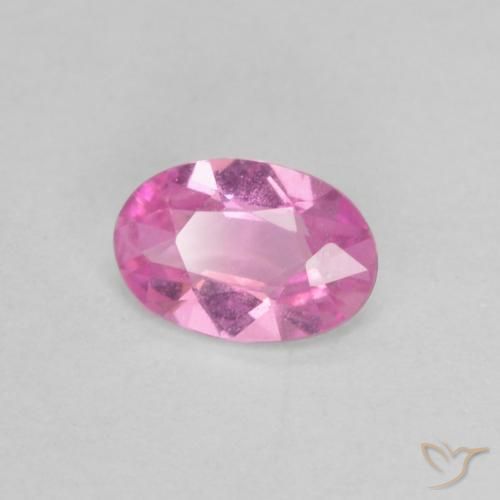 Safira Roxo Rosado Brilhante Natural 0.38ct, oval, VVS-VS