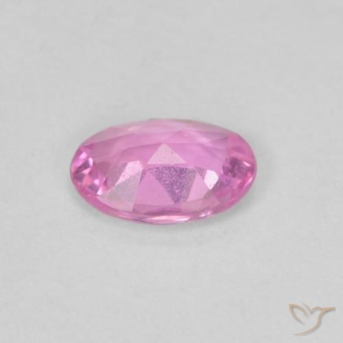Safira Roxo Rosado Brilhante Natural 0.38ct, oval, VVS-VS