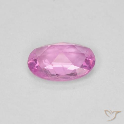 Safira Roxo Rosado Brilhante Natural 0.43ct, oval, VVS-VS