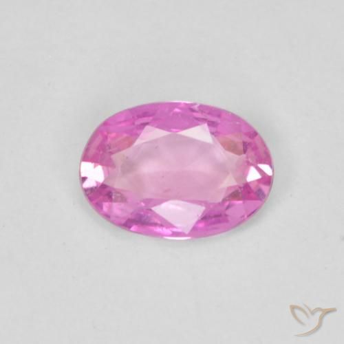 0.39ct Natural Roxo Rosa Safira, oval, VVS-VS