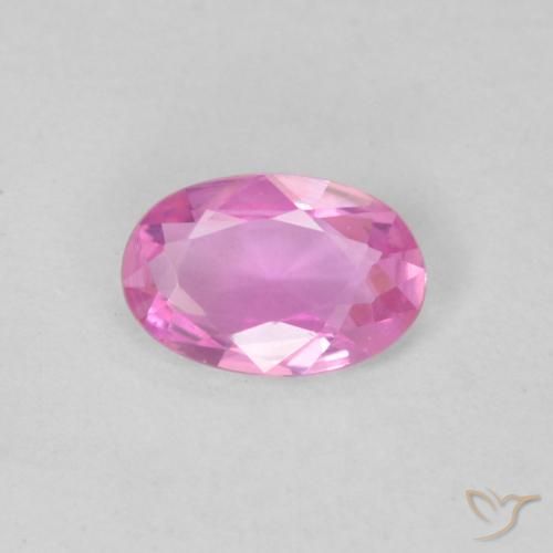 0.39ct Natural Roxo Real Rosa Safira, oval, VVS
