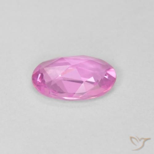 Safira Roxo Real Rosa Natural 0.39ct, oval, VVS