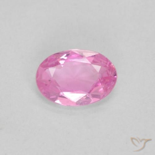 0.38ct Natural Roxo Real Rosa Safira, oval, VVS