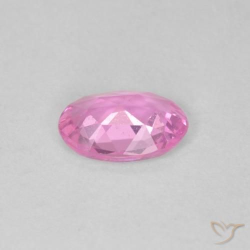 Safira Roxo Real Rosa Natural 0.38ct, oval, VVS