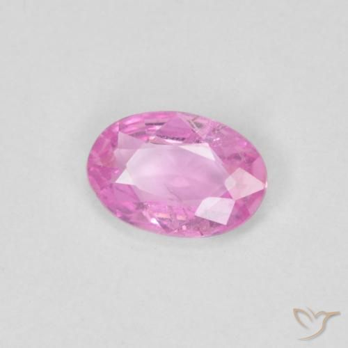 Safira Roxo Real Rosa Natural 0.36ct, oval, VVS