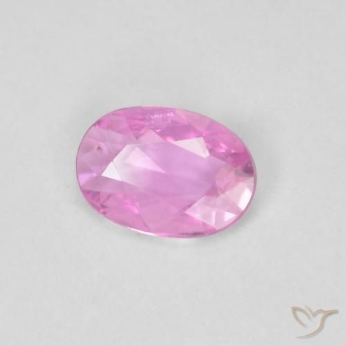 Safira Rosa Intenso Natural 0.38ct, oval, VVS