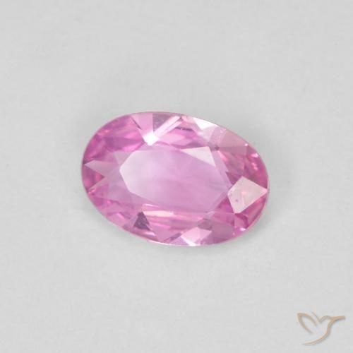 Safira Rosa escuro Natural 0.36ct, oval, VVS