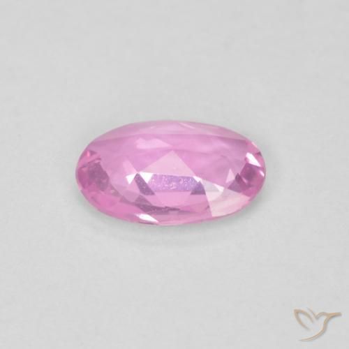 Safira Rosa escuro Natural 0.36ct, oval, VVS