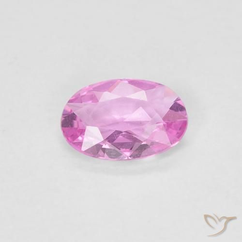 0.35ct Natural Luz rosa Safira, oval, VVS