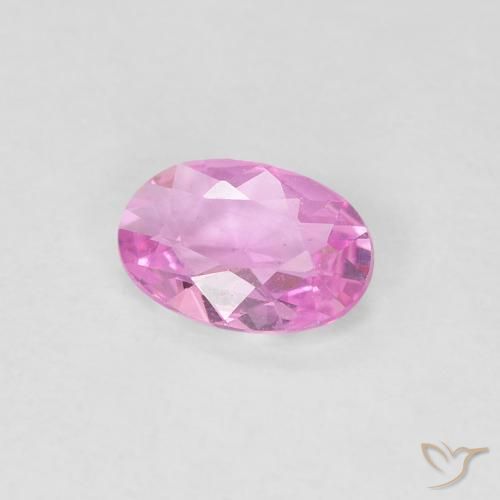 Safira Luz rosa Natural 0.35ct, oval, VVS