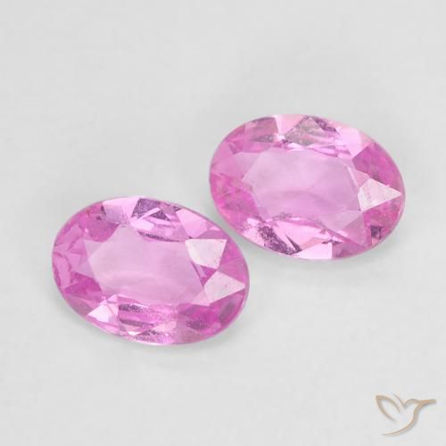 Pedras preciosas de Safira Roxo Intenso natural de 0.97 ct, oval, VS