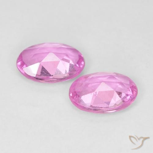 Pedras preciosas de Safira Roxo Intenso natural de 0.97 ct, oval, VS
