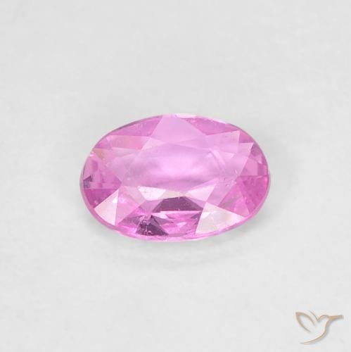 0.40ct Natural Roxo Rosa Safira, oval, VVS