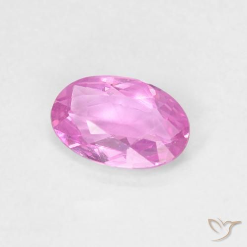 Safira Roxo Rosado Brilhante Natural 0.46ct, oval, VVS